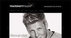 Desktop Screenshot of fraternitytalent.com
